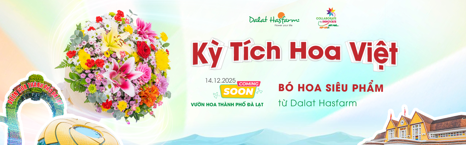 Kỳ Tích Hoa Việt – Bó Hoa Siêu Phẩm Từ Dalat Hasfarm Sắp Xuất Hiện