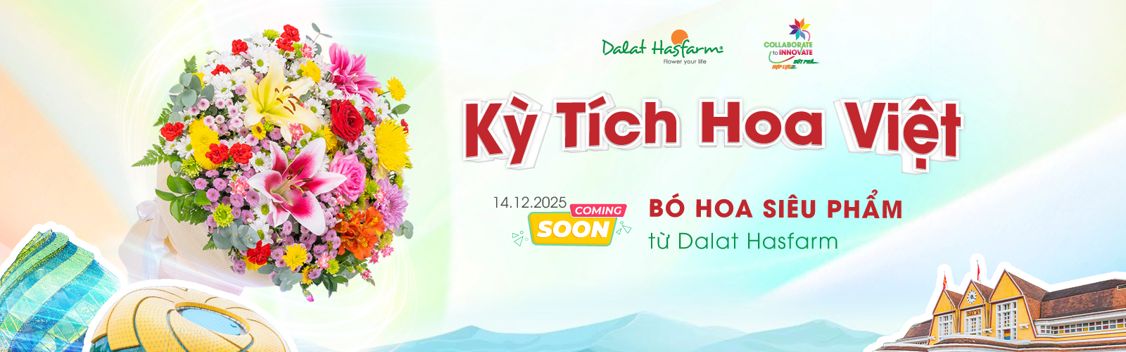 Kỳ Tích Hoa Việt – Bó Hoa Siêu Phẩm Từ Dalat Hasfarm Sắp Xuất Hiện