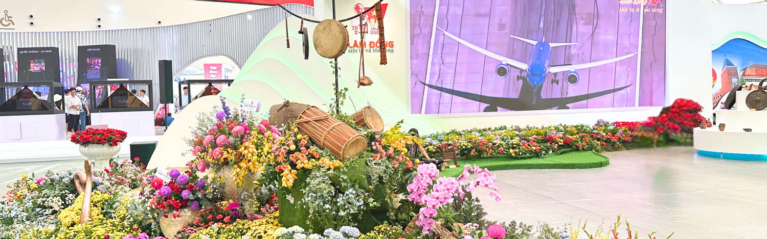 Dalat Hasfarm đồng hành cùng gian trưng bày tỉnh Lâm Đồng tại Triển lãm Thành tựu Đất nước