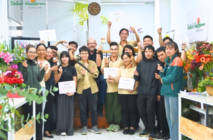 Dalat Hasfarm – Hành Trình Kiến Tạo Sáng Tạo Cùng "Florist Training 2025"