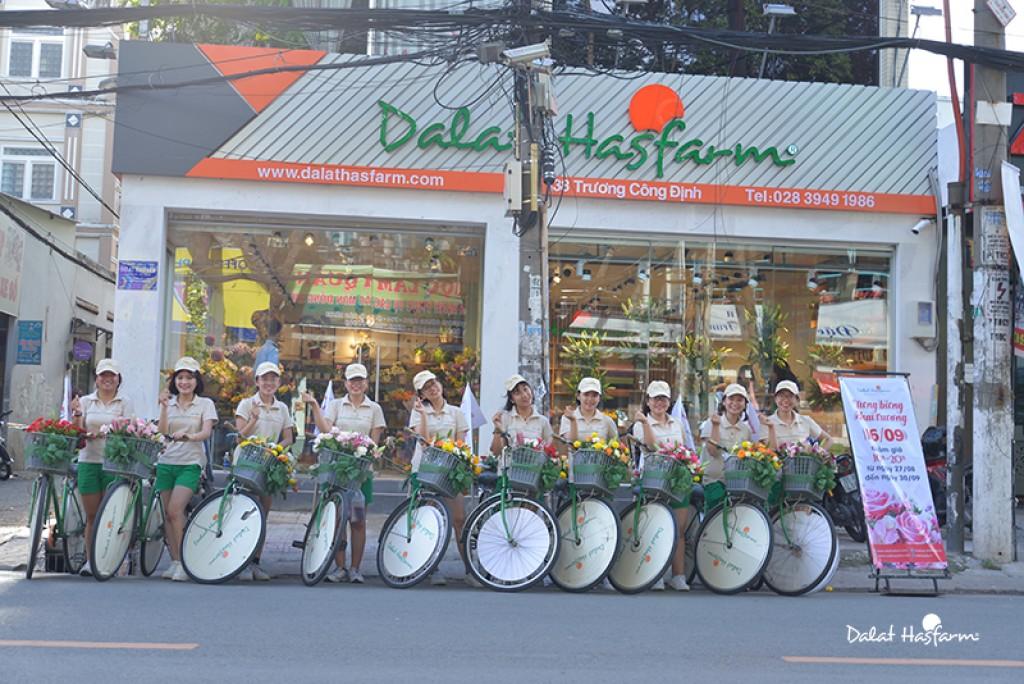 Dalat Hasfarm to open a new flower shop in Tan Binh district, HCMC.