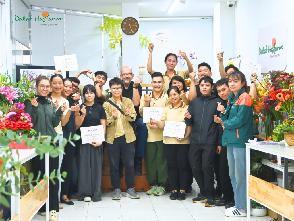 Dalat Hasfarm – Hành Trình Kiến Tạo Sáng Tạo Cùng "Florist Training 2025"