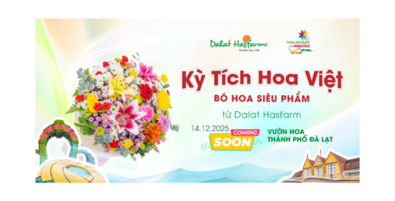 Kỳ Tích Hoa Việt – Bó Hoa Siêu Phẩm Từ Dalat Hasfarm Sắp Xuất Hiện
