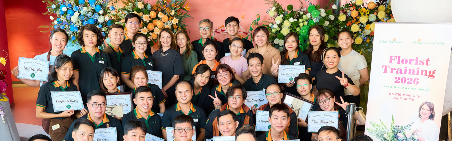 Nâng Tầm Nghệ Thuật Thiết Kế Hoa Cùng Florist Training 2026