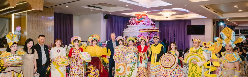 “Garish Chrysanthemum” - Impressive highlight at the Gala Dinner “Dalat Hasfarm 30 Years Young - The Journey of Connection”